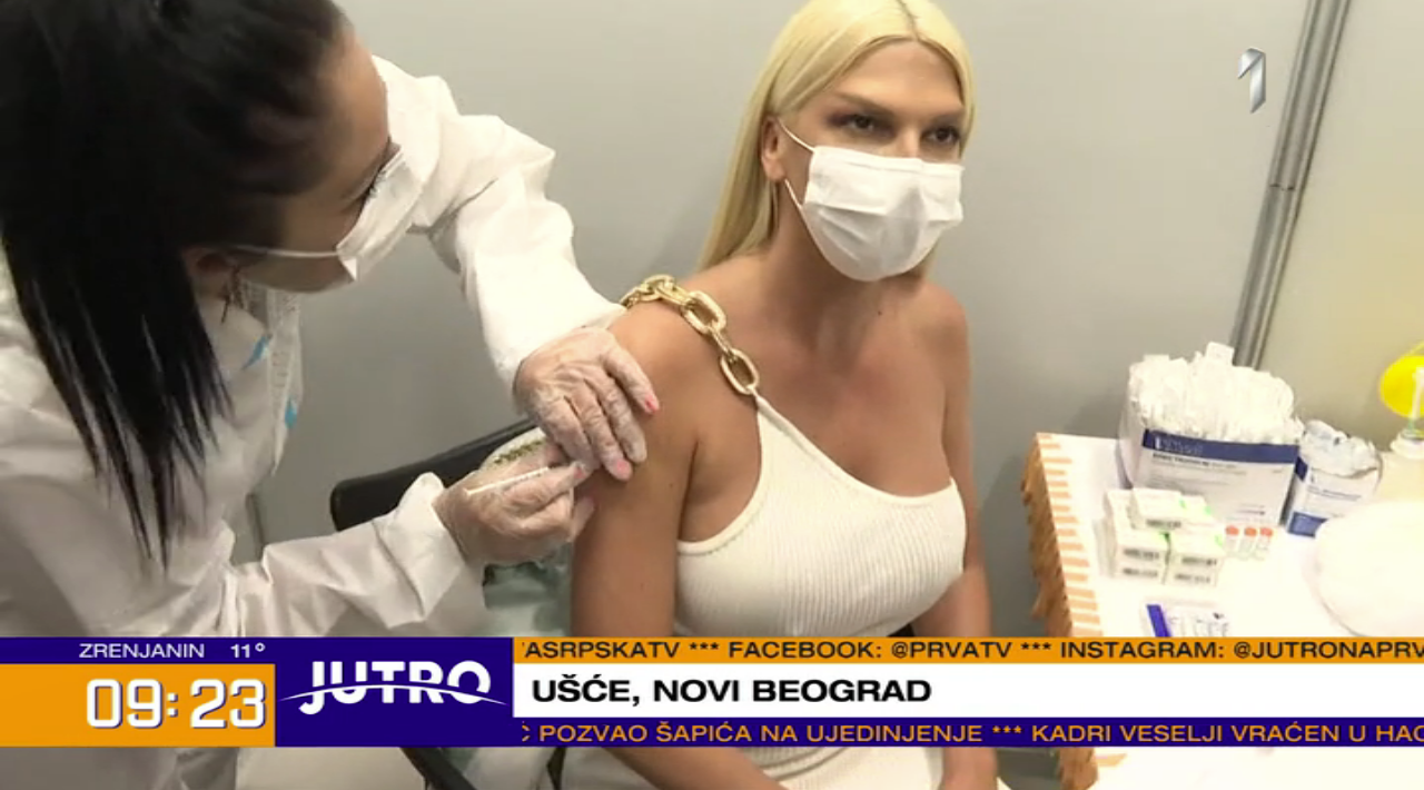 Jelena Karleuša se vakcinisala